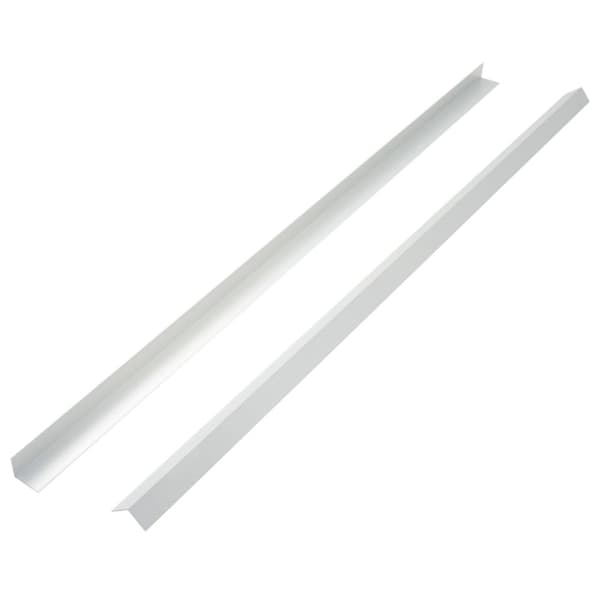 Terrassevinkellister 5 stk. Aluminium 170 cm sølvfarvet - Terrassevinkelliste - Terrassevinkellister - Home & Living
