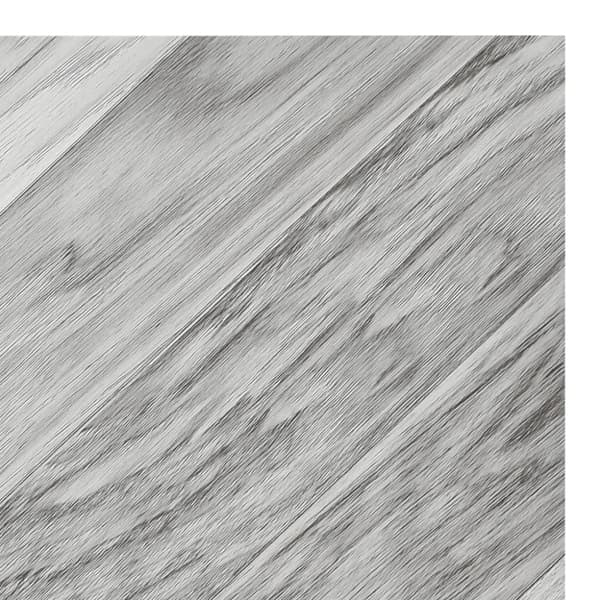 Itsekiinnittyvät lattialankut 20 kpl PVC 1,86 m² harmaa raidat - Lattialankku - Lattialankut - Home & Living