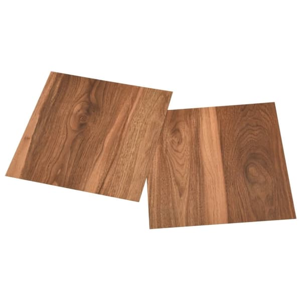 Itsekiinnittyvät lattialankut 20 kpl PVC 1,86 m² ruskea - Lattialankku - Lattialankut - Home & Living