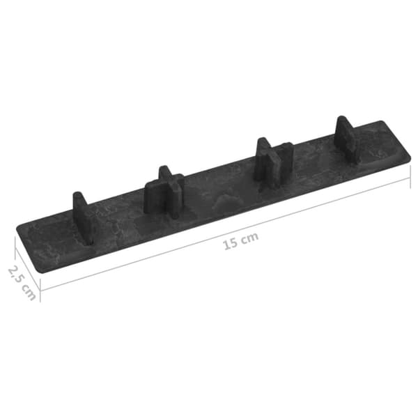 Kantlist 10 st svart plast - Kantlister - Kantlist - Home & Living