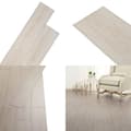 Pikkukuva 1 / 9: Itsekiinnittyvä PVC-lattialankku 5,02 m² 2 mm Tammi Valkoinen - Lattialankku - Lattialankut - Home & Living