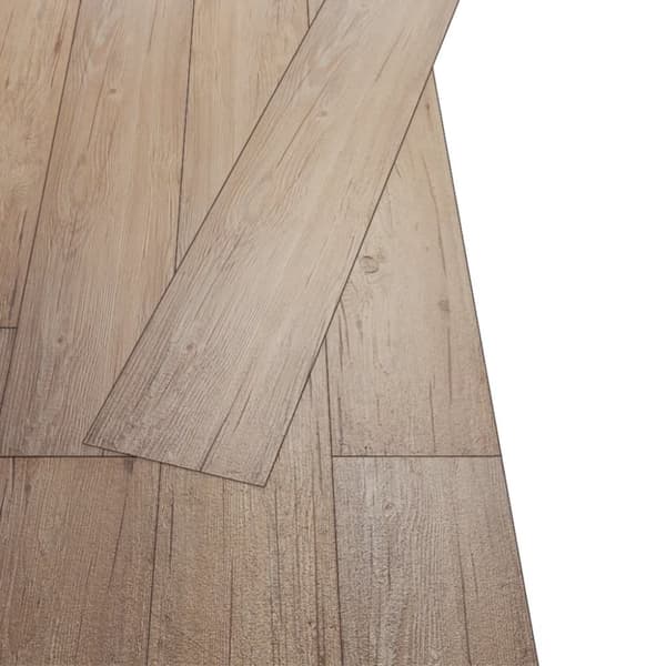 Självhäftande PVC-golvbrädor 2,51 m² 2 mm brun ek - Golvplanka - Golvplankor - Home & Living