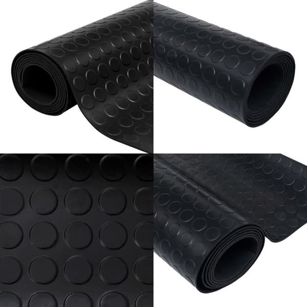 Luistamaton kumimatto 2 x 1 m Pilkullinen - Lattiamatto - Lattiamatot - Home & Living