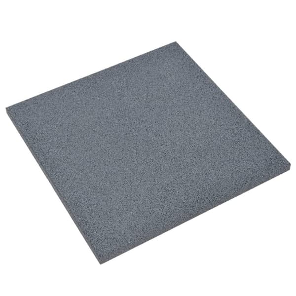 Fallskyddsmattor 12 st gummi 50x50x3 cm grå - Gummimatta - Gummimattor - Home & Living