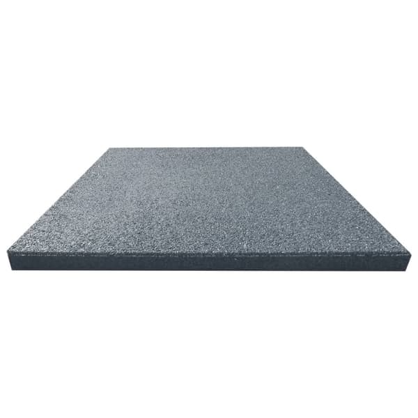 Fallskyddsmattor 12 st gummi 50x50x3 cm grå - Gummimatta - Gummimattor - Home & Living