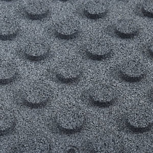 Fallskyddsmattor 12 st gummi 50x50x3 cm grå - Gummimatta - Gummimattor - Home & Living