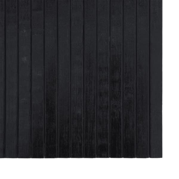 Matta rektangulär svart 70x400 cm bambu