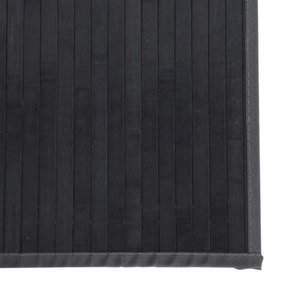 Matta rektangulär grå 70x400 cm bambu
