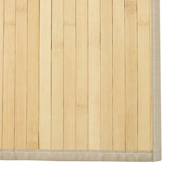 Matta rektangulär ljus naturlig 60x100 cm bambu