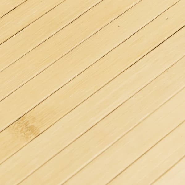 Matta rektangulär ljus naturlig 60x100 cm bambu