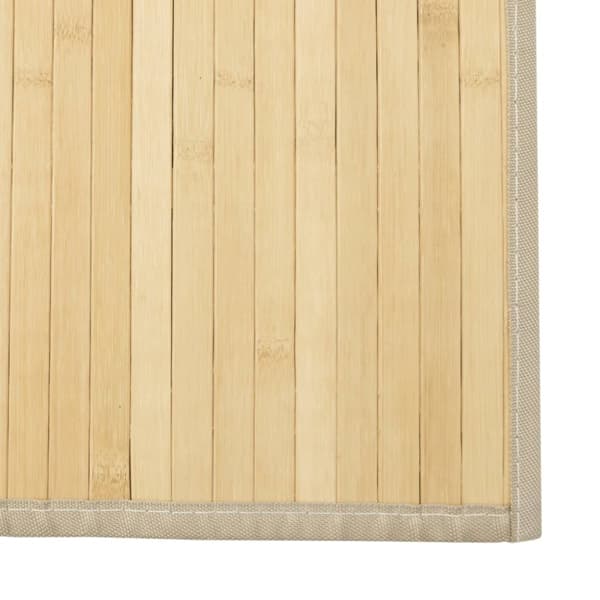 Matta rektangulär ljus naturlig 70x200 cm bambu