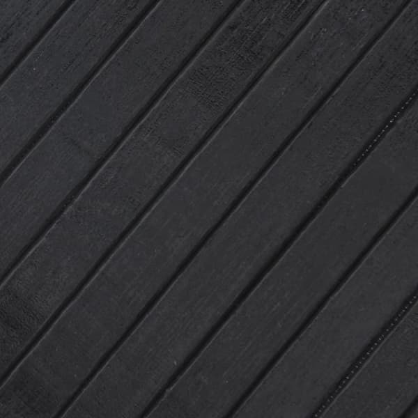Matta rektangulär grå 100x200 cm bambu