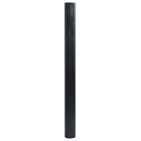 Matta rektangulär svart 100x500 cm bambu