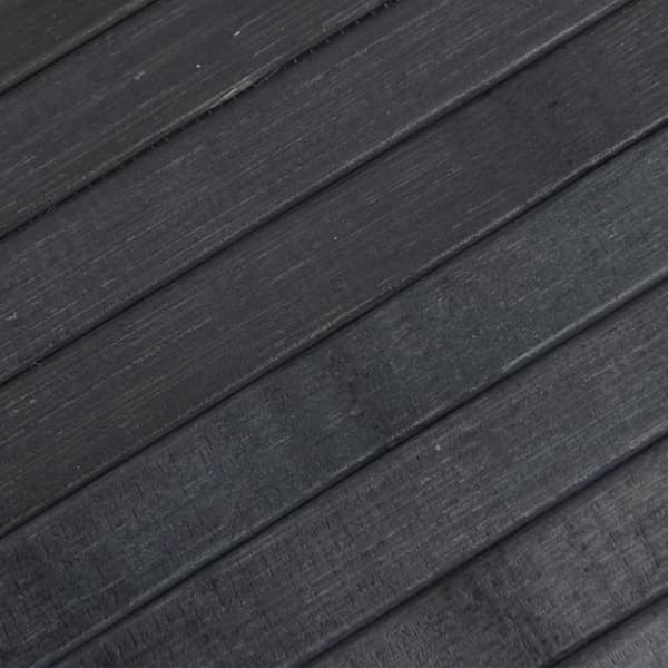 gulvtæppe 60x300 cm rektangulær bambus grå