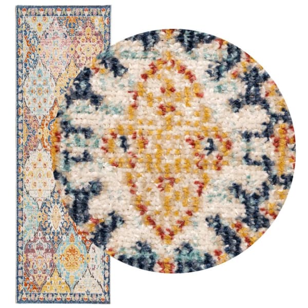 gulvtæppe ARBIZU 80x250 cm vintagedesign