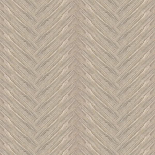 PVC-golvbeläggning - YUENFONG - Vit ek - Självhäftande - 18 stycken - 91,44 x 15,24 cm