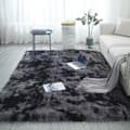 Miniatyrbild 1 av 4: Shaggy Matta, Enkel Modern Fluffy Vardagsrum Sovrum Ultra Mjuk mikrofiber - Mörkgrå-160*230cm-YOLISTAR