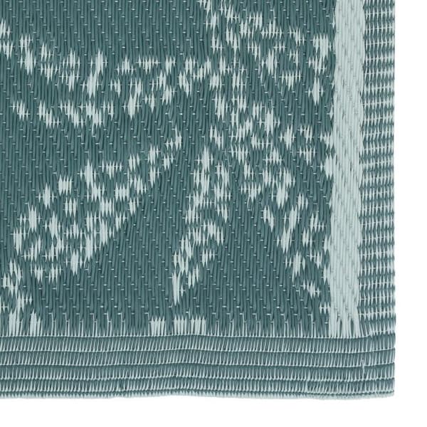 Geometrisk utomhusmatta 120 x 180 cm Atmosphera - Tropic Green