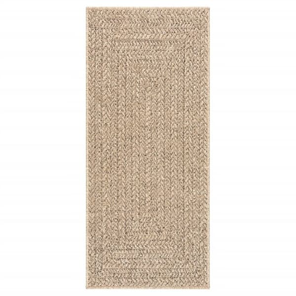 Matta ZIZUR 80x200 cm jutelook inomhus och utomhus