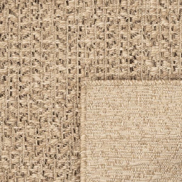 gulvtæppe ZIZUR 80x200 cm jute-look indendørs og udendørs
