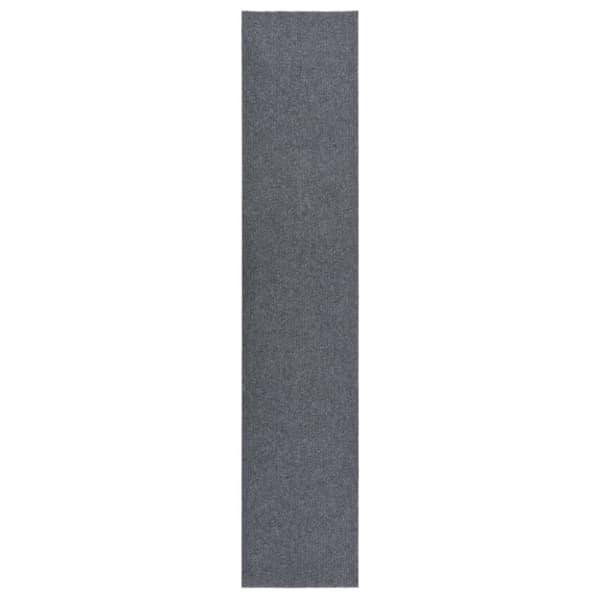 snavsbestandig tæppeløber 100x500 cm grå