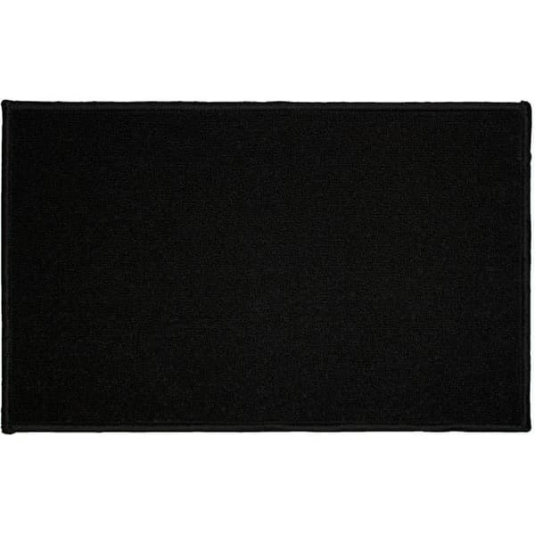 Matta - CDaffaires - Rektangel - Vanlig - Svart - 50 x 80 cm