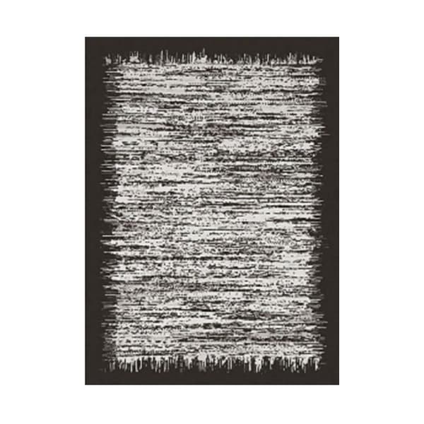 Modern matta Grå med svart kant 50 x 80 cm