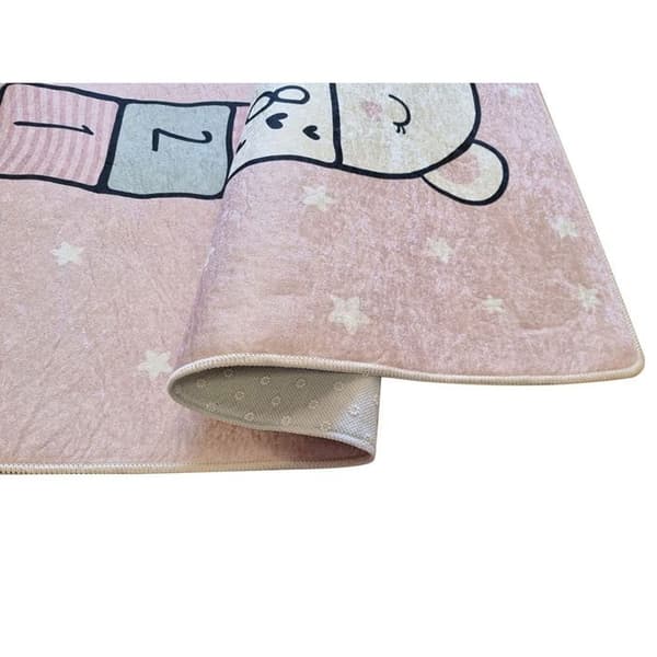 Barnmatta - Hoppa - 80x150 cm - Polyester - Antislip - Maskintvättbar