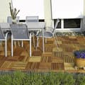 Miniatyrbild 4 av 4: Kakelgolv - XMTECH - 30x30cm - Brun - Inredning - Clip-on