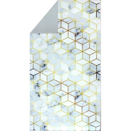 Modern matta - MANI TEXTILE - Grå - 80x150 - Rektangulär - Vanlig