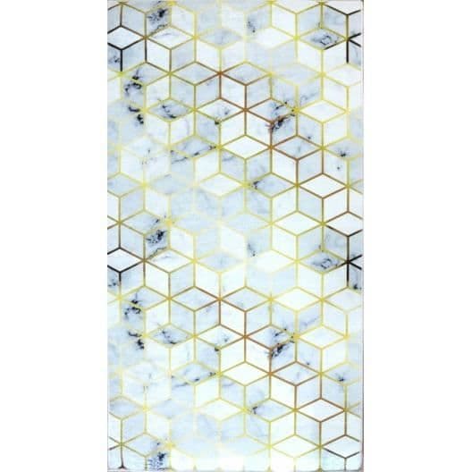 Modern matta - MANI TEXTILE - Grå - 80x150 - Rektangulär - Vanlig