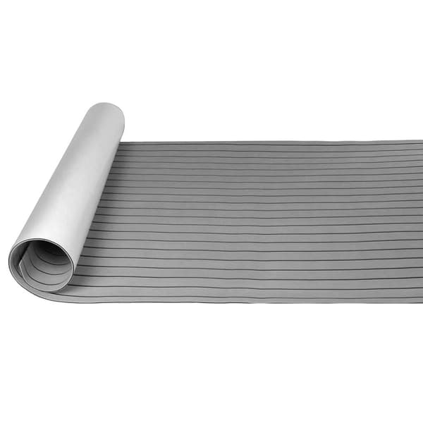 EVA-skum Teakgolv, Marin Golv, Självhäftande Design,240X120CM Brun 240X120CM Gray