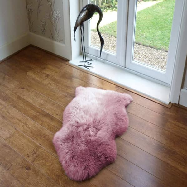 Rootz imiteret pels blødt tæppe - Fluffy tæppe - Plys tæppe - Temperaturbalancering - 90-100 cm x 60 cm - Lysegrå/hvid