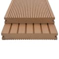 Miniatyrbild 2 av 2: WPC massiva golvplattor med tillbehör 20 m² 2,2 m teak