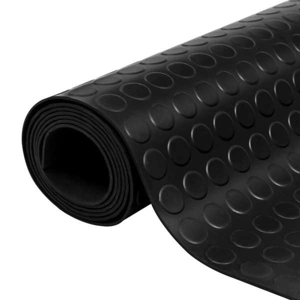 Halkfri gummimatta med prickar 2 x 1 m
