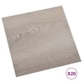 Miniatyrbild 2 av 2: Självhäftande golvplankor 20 st PVC 1,86 m² taupe