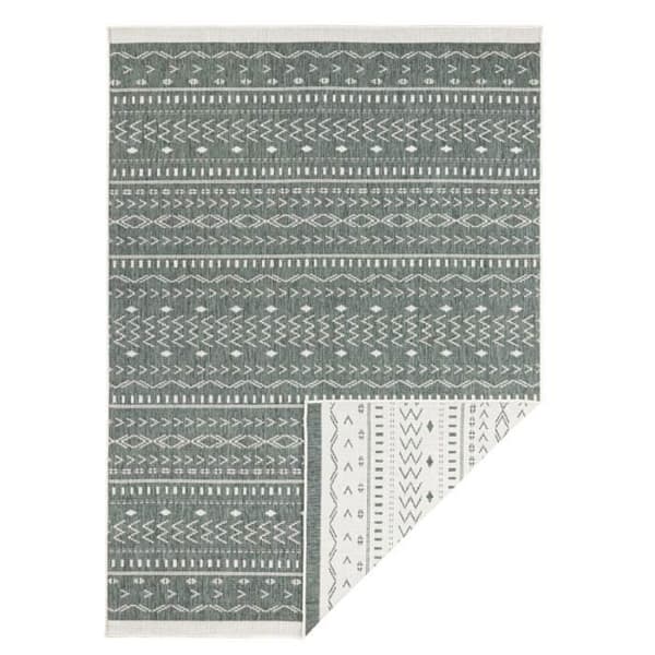 Twin Supreme geometrisk modern matta - MÄRKE - Grön - 120x170 - Rektangulär - Syntet