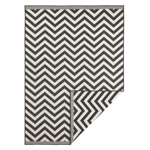 Twin Supreme modern och geometrisk matta, svart, 80x350 C449-474621
