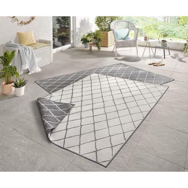 Matta - C03-474520 - Modern &amp; Geometrisk - Grå - 120x170