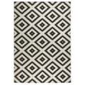 Miniatyrbild 1 av 4: Modern svart geometrisk matta - C03-474509 - 120x170 - Rektangulär - Syntet
