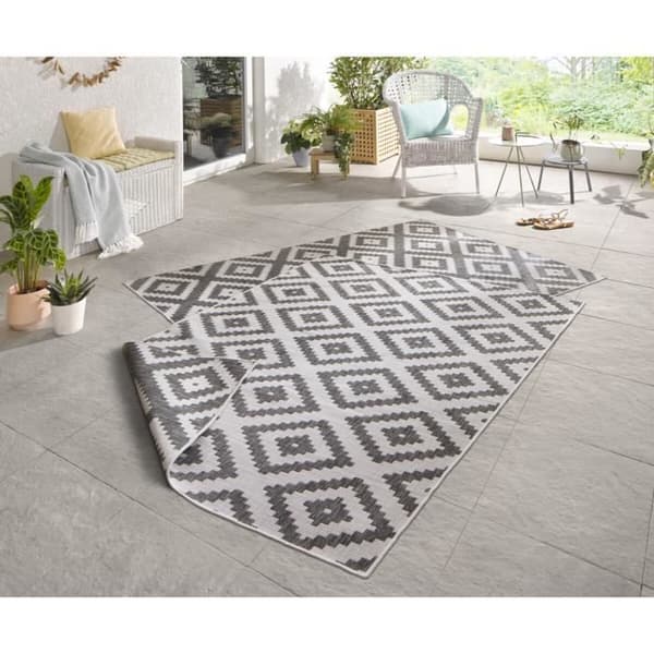 Matta - C03-474506 - Modern & Geometrisk - Grå - 120x170