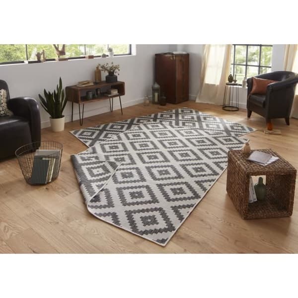 Matta - C03-474506 - Modern & Geometrisk - Grå - 120x170