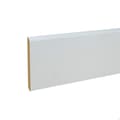Miniatyrbild 1 av 5: PROVISTON Sockel 10 x 100 x 2000 mm MDF Förbehandlad Rundad sockel, paket med 5