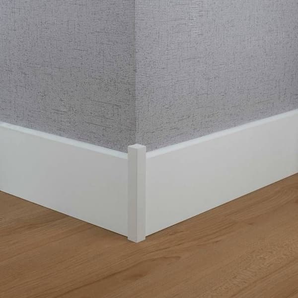 PROVISTON Sockel 10 x 100 x 2440 mm MDF Hydro Förbehandlad Rundad sockel förpackning om 10