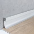Miniatyrbild 3 av 6: PROVISTON Ljus Plint metall 15.8 x 60 x 2500 mm LED Plint aluminium oöppnad silver Indirekt belysning