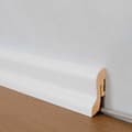 Miniatyrbild 6 av 6: MDF Sockel x 40 x 2500 mm Vit Rundad Täckt av PROVISTON