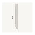 Miniatyrbild 2 av 3: Plint MDF 13 x 40 x 2500 mm kärna MDF folierad Vit plint av PROVISTON