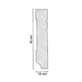 Miniatyrbild 2 av 6: Plinth MDF 16 x 80 x 2500 mm kärna MDF belagd Vit plinth av PROVISTON