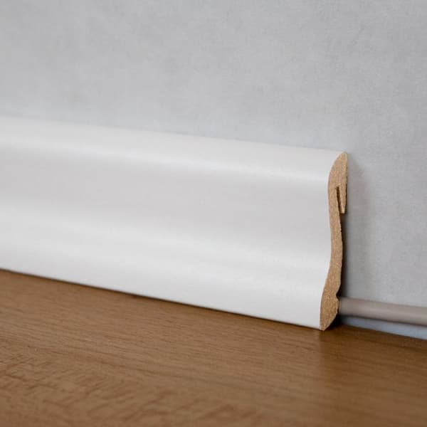 PROVISTON rund MDF vit sockel 18.5 x 38.5mm