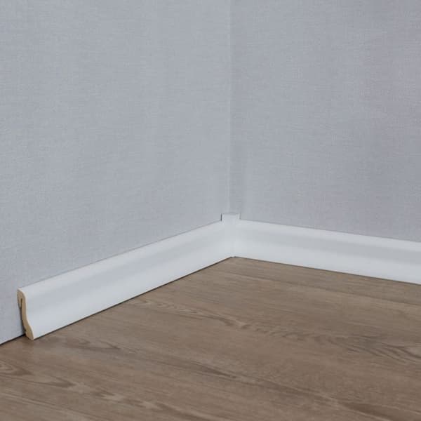 PROVISTON rund MDF vit sockel 18.5 x 38.5mm